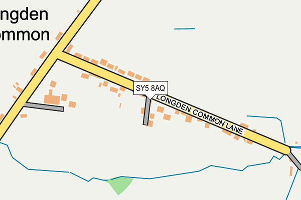 SY5 8AQ map - OS OpenMap – Local (Ordnance Survey)