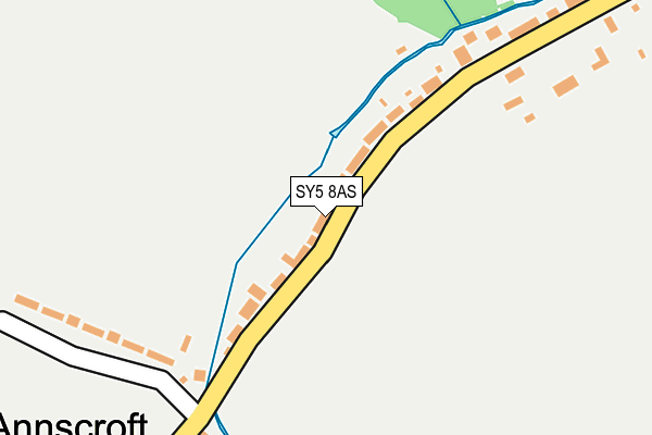 SY5 8AS map - OS OpenMap – Local (Ordnance Survey)