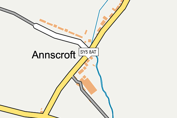 SY5 8AT map - OS OpenMap – Local (Ordnance Survey)