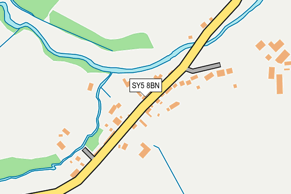SY5 8BN map - OS OpenMap – Local (Ordnance Survey)