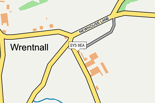 SY5 8EA map - OS OpenMap – Local (Ordnance Survey)