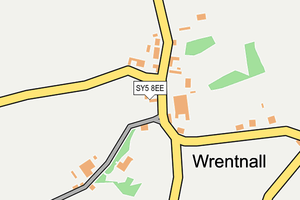SY5 8EE map - OS OpenMap – Local (Ordnance Survey)