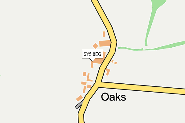 SY5 8EG map - OS OpenMap – Local (Ordnance Survey)