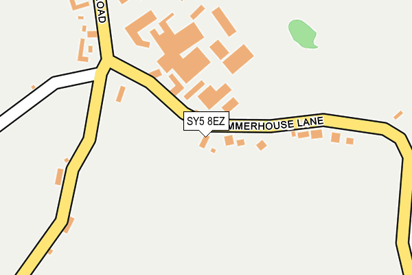 SY5 8EZ map - OS OpenMap – Local (Ordnance Survey)