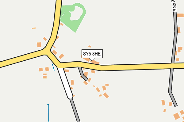 SY5 8HE map - OS OpenMap – Local (Ordnance Survey)