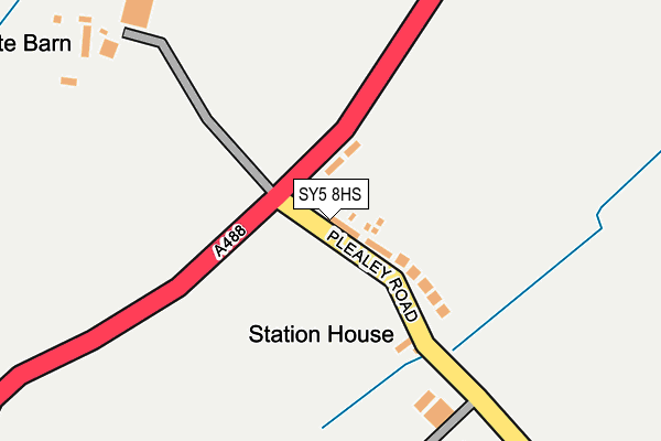 SY5 8HS map - OS OpenMap – Local (Ordnance Survey)