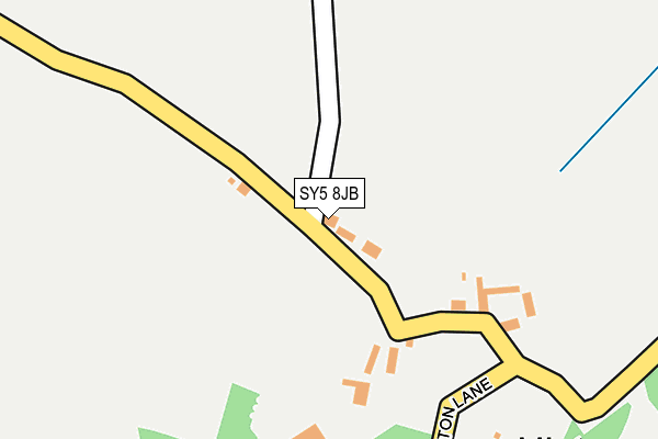 SY5 8JB map - OS OpenMap – Local (Ordnance Survey)