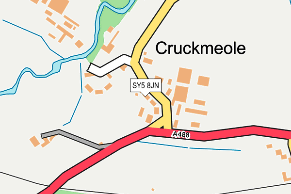 SY5 8JN map - OS OpenMap – Local (Ordnance Survey)