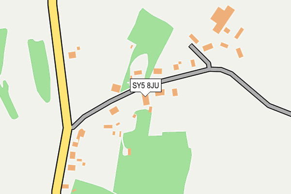 SY5 8JU map - OS OpenMap – Local (Ordnance Survey)
