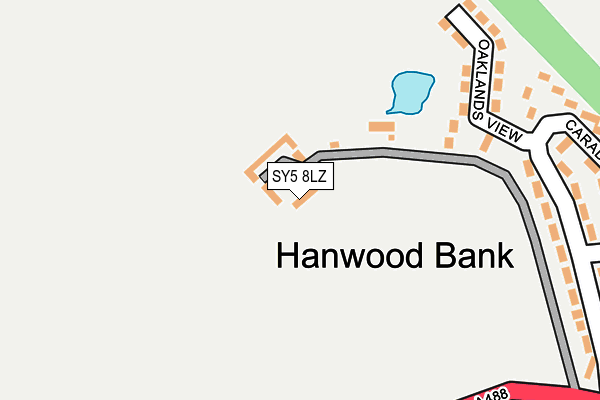 SY5 8LZ map - OS OpenMap – Local (Ordnance Survey)