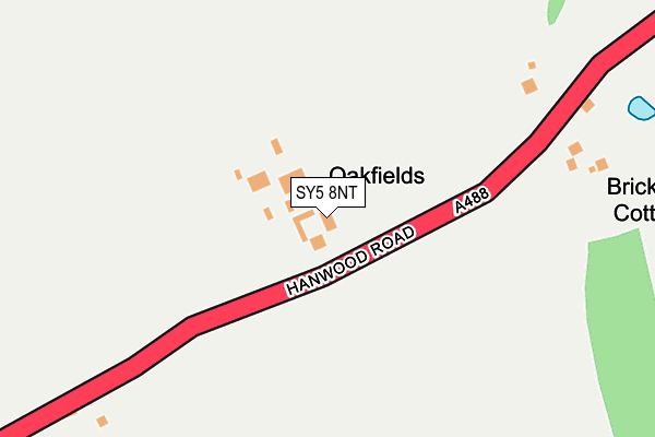 SY5 8NT map - OS OpenMap – Local (Ordnance Survey)