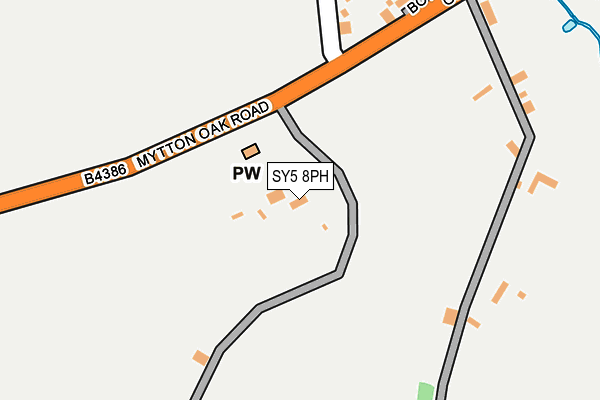 SY5 8PH map - OS OpenMap – Local (Ordnance Survey)