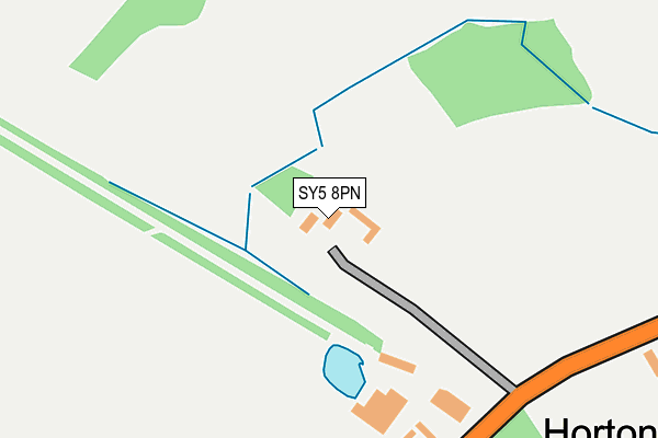 SY5 8PN map - OS OpenMap – Local (Ordnance Survey)