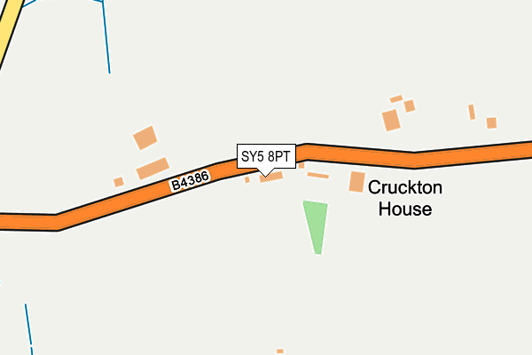 SY5 8PT map - OS OpenMap – Local (Ordnance Survey)