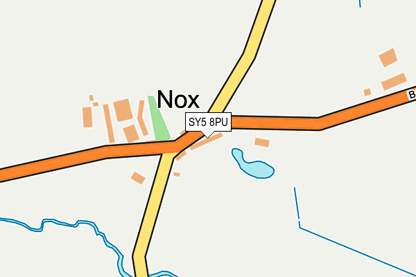 SY5 8PU map - OS OpenMap – Local (Ordnance Survey)