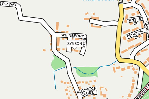 SY5 8QN map - OS OpenMap – Local (Ordnance Survey)