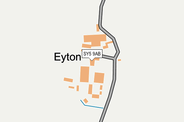 SY5 9AB map - OS OpenMap – Local (Ordnance Survey)