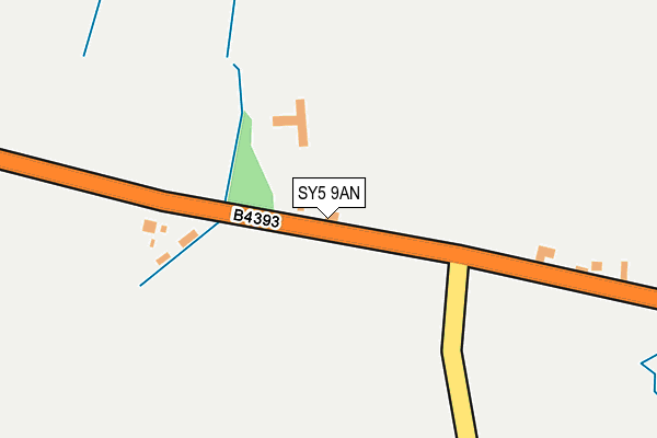 SY5 9AN map - OS OpenMap – Local (Ordnance Survey)