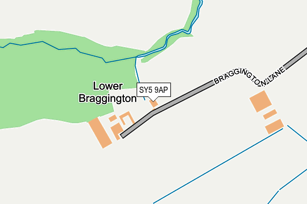 SY5 9AP map - OS OpenMap – Local (Ordnance Survey)