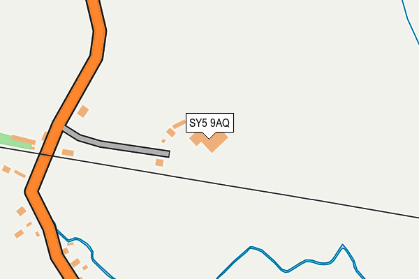 SY5 9AQ map - OS OpenMap – Local (Ordnance Survey)
