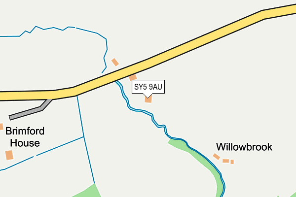 SY5 9AU map - OS OpenMap – Local (Ordnance Survey)