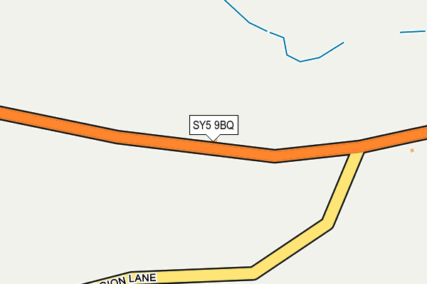 SY5 9BQ map - OS OpenMap – Local (Ordnance Survey)
