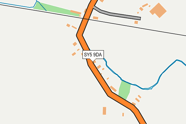 SY5 9DA map - OS OpenMap – Local (Ordnance Survey)