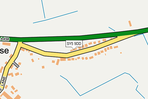 SY5 9DD map - OS OpenMap – Local (Ordnance Survey)