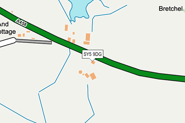 SY5 9DG map - OS OpenMap – Local (Ordnance Survey)