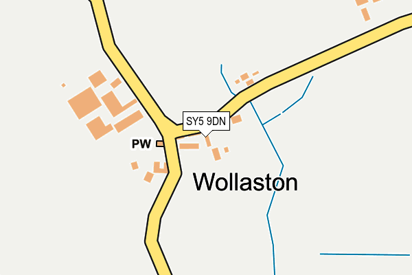 SY5 9DN map - OS OpenMap – Local (Ordnance Survey)