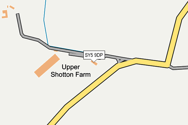 SY5 9DP map - OS OpenMap – Local (Ordnance Survey)