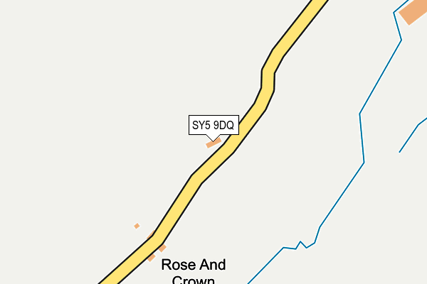 SY5 9DQ map - OS OpenMap – Local (Ordnance Survey)