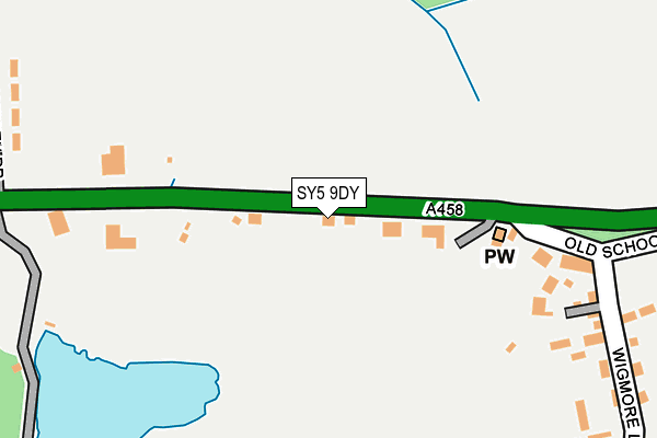 SY5 9DY map - OS OpenMap – Local (Ordnance Survey)