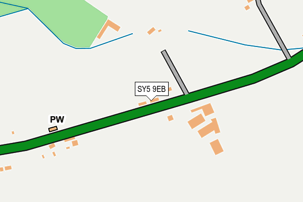 SY5 9EB map - OS OpenMap – Local (Ordnance Survey)