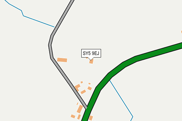 SY5 9EJ map - OS OpenMap – Local (Ordnance Survey)