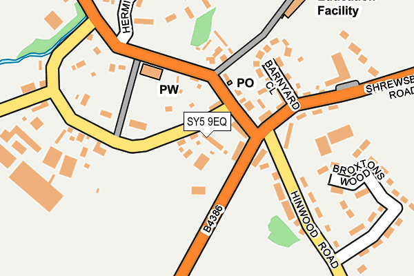 SY5 9EQ map - OS OpenMap – Local (Ordnance Survey)