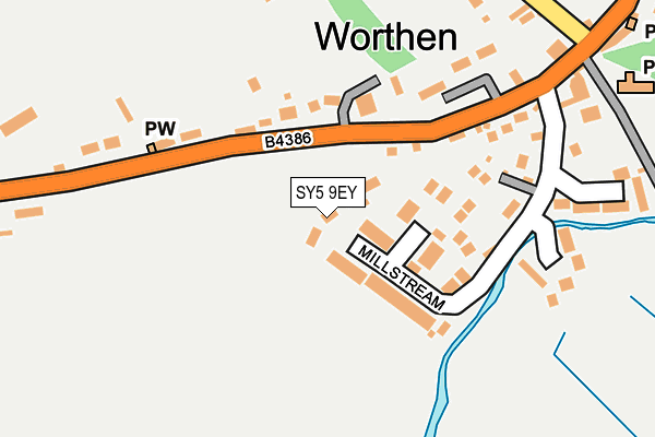 SY5 9EY map - OS OpenMap – Local (Ordnance Survey)