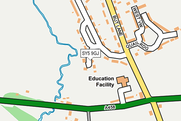 SY5 9GJ map - OS OpenMap – Local (Ordnance Survey)