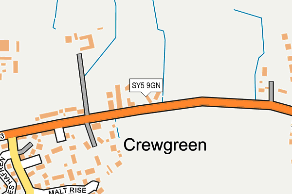 SY5 9GN map - OS OpenMap – Local (Ordnance Survey)