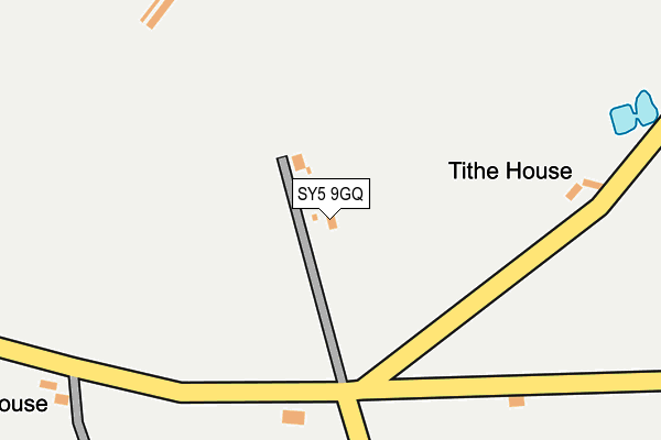 SY5 9GQ map - OS OpenMap – Local (Ordnance Survey)