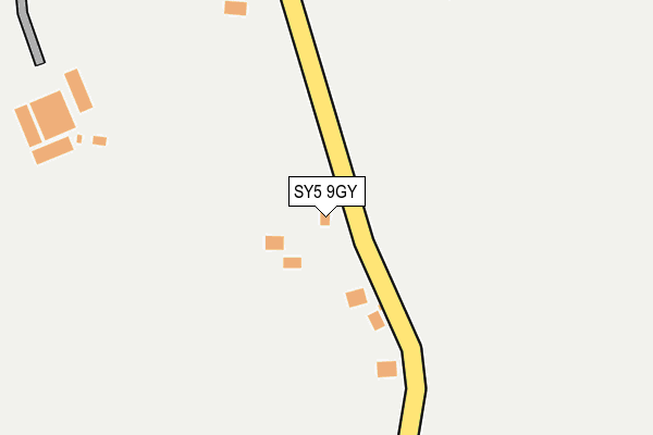 SY5 9GY map - OS OpenMap – Local (Ordnance Survey)