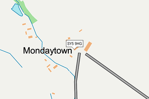 SY5 9HG map - OS OpenMap – Local (Ordnance Survey)