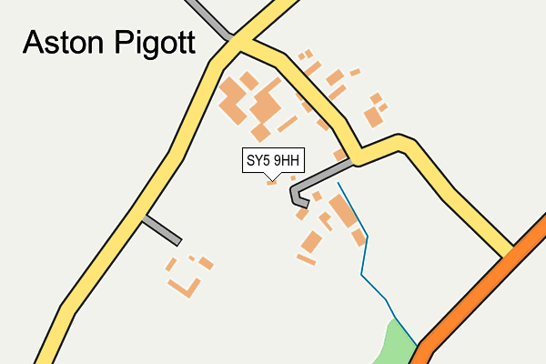 SY5 9HH map - OS OpenMap – Local (Ordnance Survey)