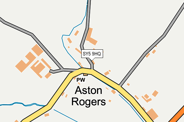 SY5 9HQ map - OS OpenMap – Local (Ordnance Survey)