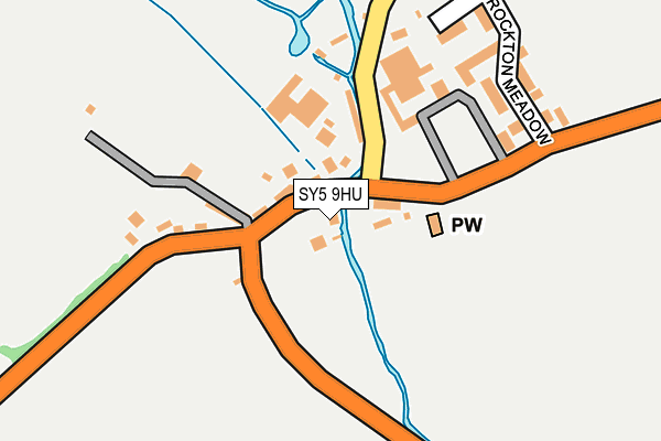 SY5 9HU map - OS OpenMap – Local (Ordnance Survey)