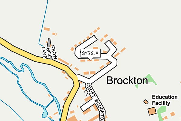SY5 9JA map - OS OpenMap – Local (Ordnance Survey)