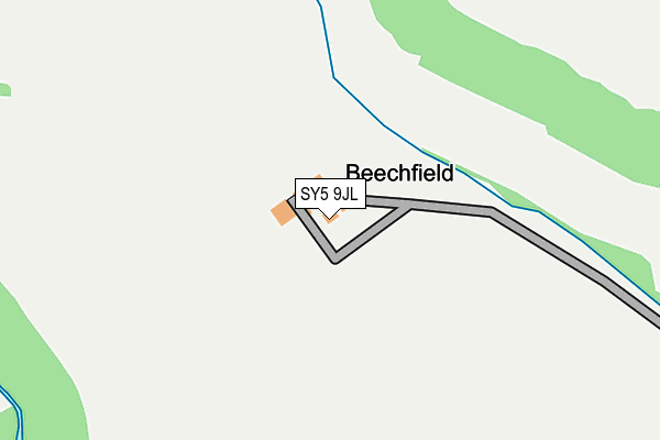SY5 9JL map - OS OpenMap – Local (Ordnance Survey)