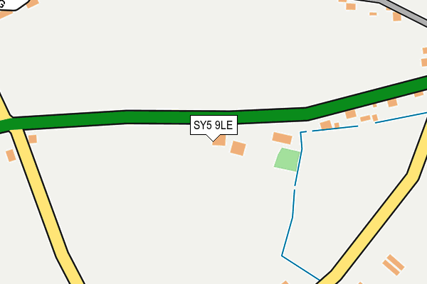 SY5 9LE map - OS OpenMap – Local (Ordnance Survey)