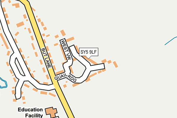 SY5 9LF map - OS OpenMap – Local (Ordnance Survey)