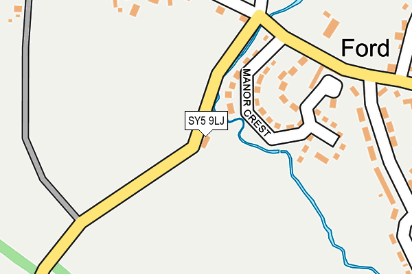 SY5 9LJ map - OS OpenMap – Local (Ordnance Survey)